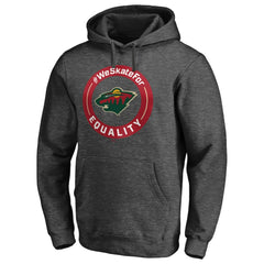 Minnesota Wild #WeSkateFor Pullover Hoodie - NHL Hoodies
