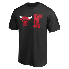 Black Chicago Bulls Whole New Game Team T-Shirt sale | NBA