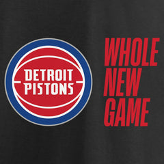 Black Detroit Pistons Whole New Game Team T-Shirt sale | NBA