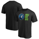 Black Minnesota Timberwolves Whole New Game Team T-Shirt | NBA