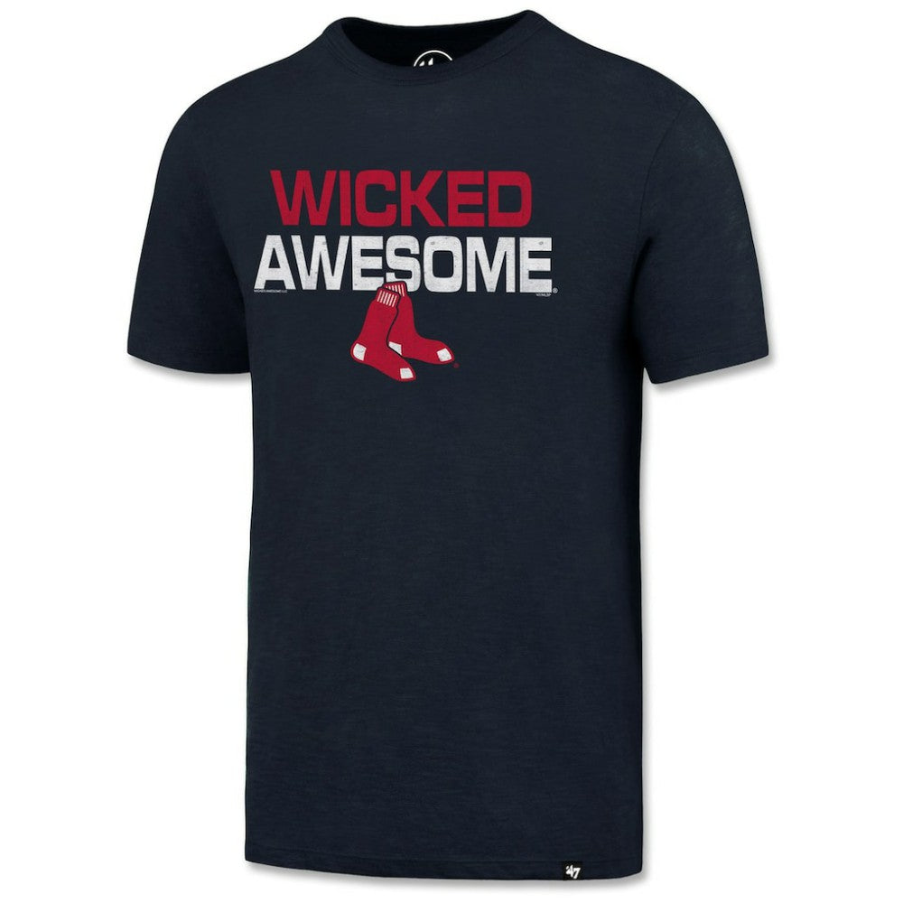 Boston Red Sox '47 Wicked Awesome Scrum T-Shirt - MLB T-shirts