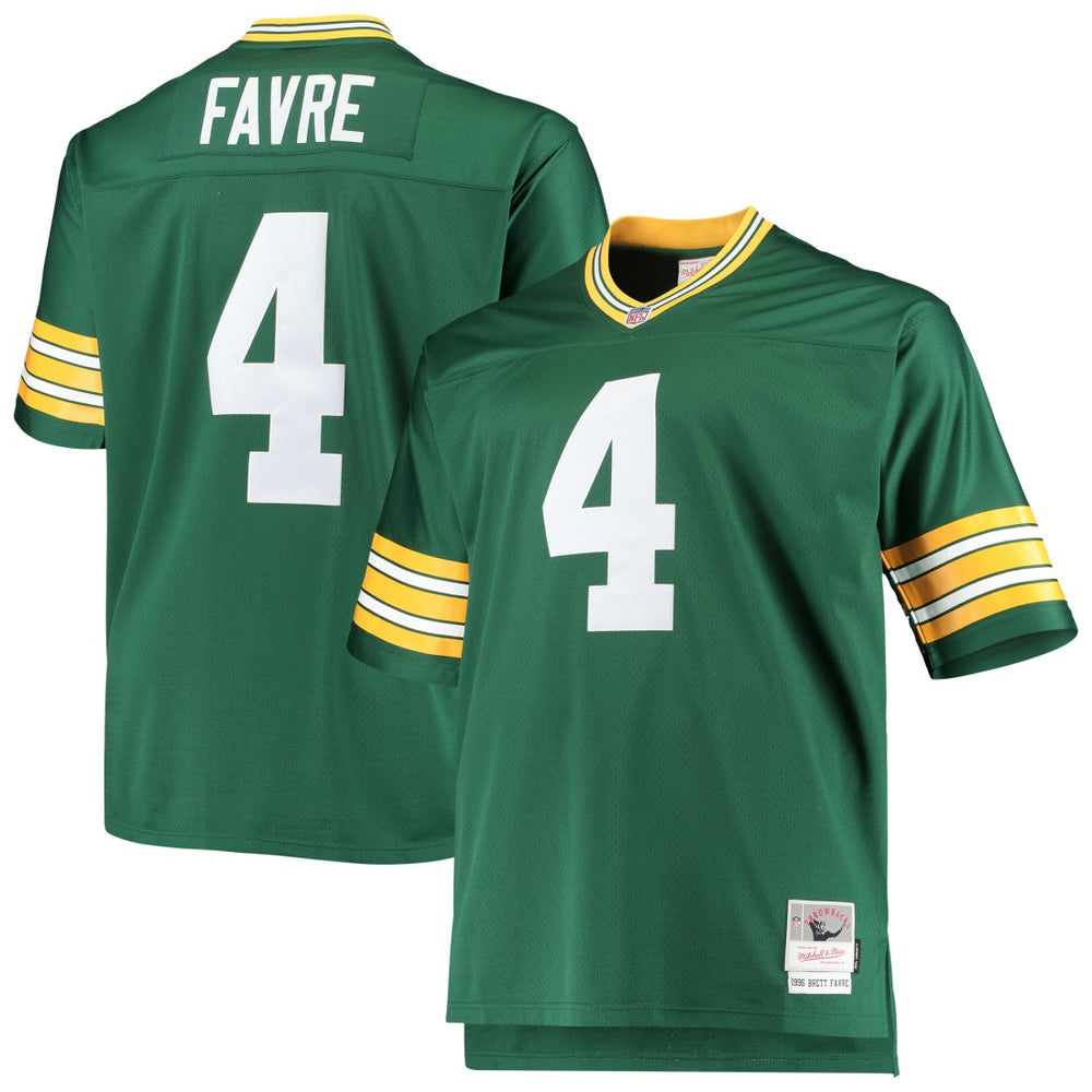 Green Bay Packers Brett Favre Big & Tall 1996 Retired Player Replica Jersey | NFL Hot