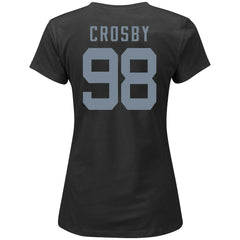 Las Vegas Raiders Maxx Crosby Women's Plus Size Name & Number V-Neck T-Shirt | NFL Sale