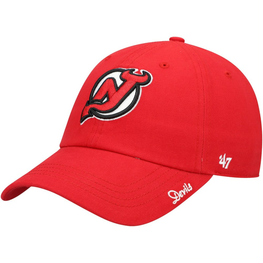 New Jersey Devils '47 Women's Team Miata Clean Up Adjustable Hat - NHL Jerseys