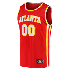 Red Atlanta Hawks Fast Break Replica Custom Jersey | NBA