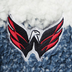 Washington Capitals G-III 4Her by Carl Banks Women's Plaid Sherpa Quarter-Zip Jacket - NHL Jackets