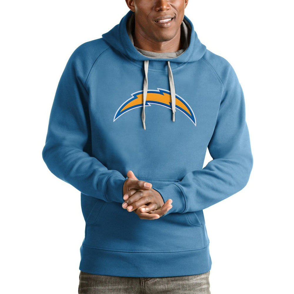 Los Angeles Chargers Antigua Victory Pullover Hoodie | NFL Online