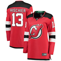 Nico Hischier New Jersey Devils Fanatics Women's Breakaway Home Player Jersey - NHL Jerseys
