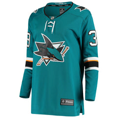 Logan Couture San Jose Sharks Fanatics Women's Breakaway Home Player Jersey - NHL Jerseys