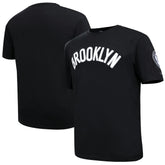 Black Brooklyn Nets Pro Standard Chenille T-Shirt | NBA
