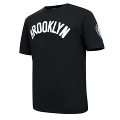 Black Brooklyn Nets Pro Standard Chenille T-Shirt | NBA