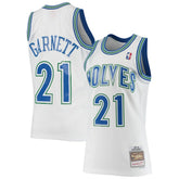 White Kevin Garnett Minnesota Timberwolves 1995/96 Hardwood Classics Swingman Jersey | NBA