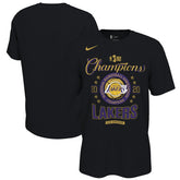 Black Los Angeles Lakers 2020 NBA Finals Champions Locker Room T-Shirt | NBA
