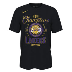 Black Los Angeles Lakers 2020 NBA Finals Champions Locker Room T-Shirt | NBA