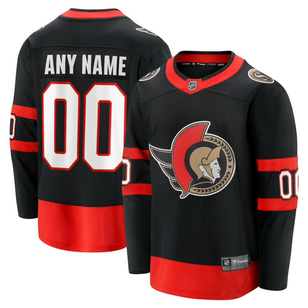 Ottawa Senators Fanatics Home Custom Breakaway Jersey - NHL Jerseys