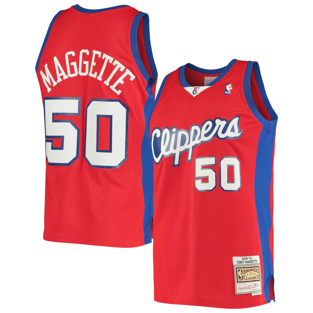 Red Corey Maggette LA Clippers 2000/01 Hardwood Classics Swingman Jersey | NBA