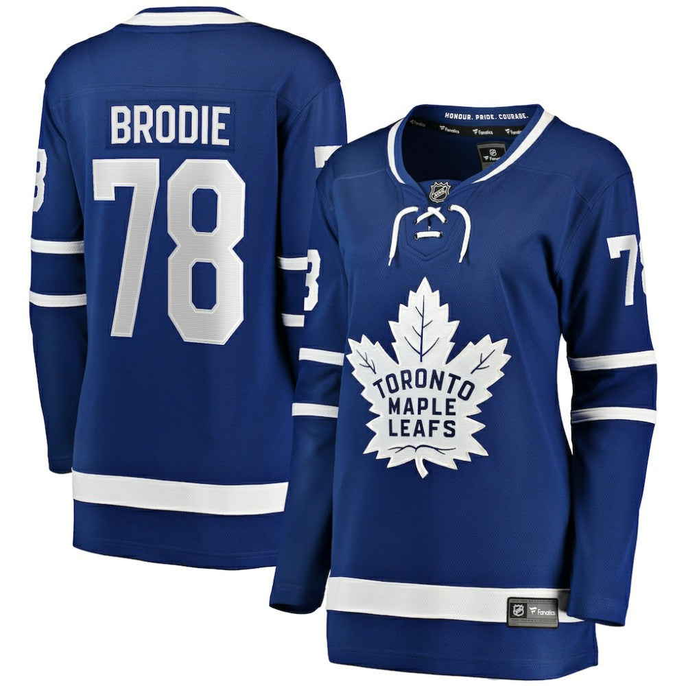 TJ Brodie Toronto Maple Leafs Fanatics Women's Breakaway Player Jersey - NHL Jerseys