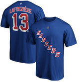Alexis Lafrenière New York Rangers Fanatics Authentic Stack Name & Number T-Shirt - NHL T-shirts