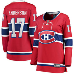 Josh Anderson Montreal Canadiens Fanatics Women's Breakaway Player Jersey - NHL Jerseys