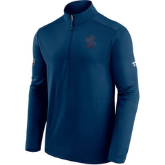 Seattle Kraken Fanatics Authentic Pro Travel and Training Quarter-Zip Jacket - NHL Jackets