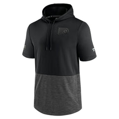 Philadelphia Flyers Fanatics Authentic Pro Travel and Training Short Sleeve Pullover Hoodie - NHL Hoodies