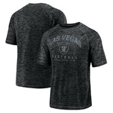 Las Vegas Raiders Shade Battle Ready Raglan Space-Dye T-Shirt | NFL Discount