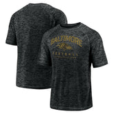 Baltimore Ravens Shade Battle Ready Raglan Space-Dye T-Shirt | NFL Discount