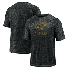Baltimore Ravens Shade Battle Ready Raglan Space-Dye T-Shirt | NFL Discount