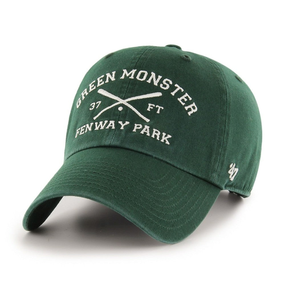Boston Red Sox '47 Green Monster Crossed Bat Clean Up Adjustable Hat - MLB Hats