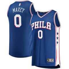 Icon Edition Tyrese Maxey Philadelphia 76ers Fast Replica Jersey Royal | NBA
