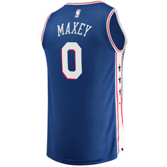 Icon Edition Tyrese Maxey Philadelphia 76ers Fast Replica Jersey Royal | NBA