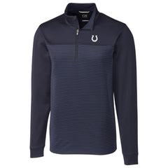 Indianapolis Colts Cutter & Buck Traverse Stripe Quarter-Zip Pullover Jacket | NFL Sale