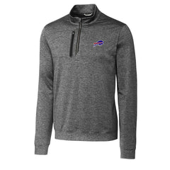 Buffalo Bills Cutter & Buck Big & Tall Stealth Quarter-Zip Pullover Jacket | NFL Online