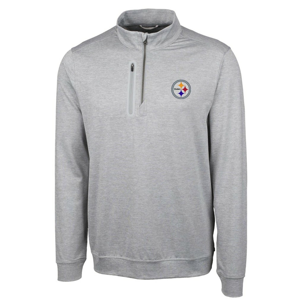Pittsburgh Steelers Cutter & Buck Big & Tall Stealth Quarter-Zip Pullover Jacket | NFL US