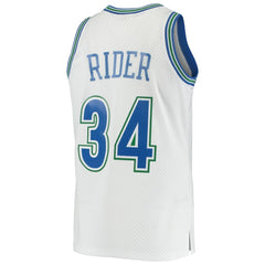 White Isaiah Rider Minnesota Timberwolves 1995/96 Hardwood Classics Swingman Jersey | NBA