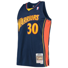 Navy Stephen Curry Golden State Warriors Hardwood Classics Swingman Jersey sale | NBA