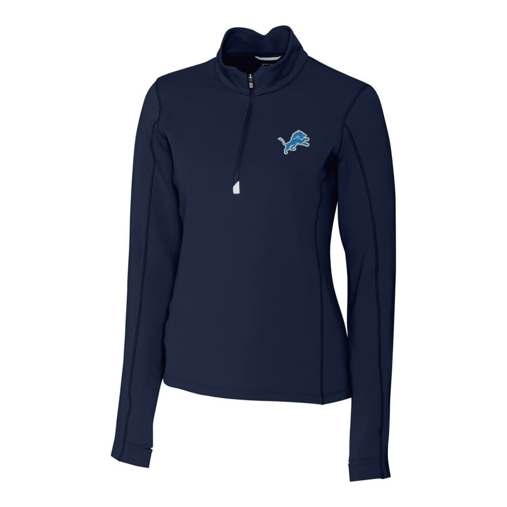 Detroit Lions Cutter & Buck Women's Traverse Half-Zip Pullover Jacket | NFL US