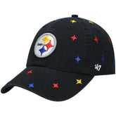 Pittsburgh Steelers '47 Women's Multi Confetti Clean Up Adjustable Hat | NFL Discount