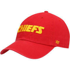 Kansas City Chiefs '47 Clean Up Script Adjustable Hat | NFL Online
