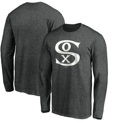 Chicago White Sox Cooperstown Collection Huntington Logo Long Sleeve T-Shirt - MLB T-shirts