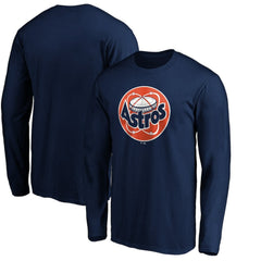 Houston Astros Cooperstown Collection Huntington Logo Long Sleeve T-Shirt - MLB T-shirts
