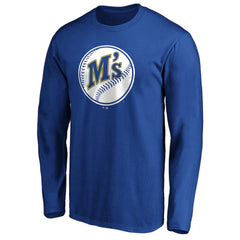 Seattle Mariners Cooperstown Collection Huntington Logo Long Sleeve T-Shirt - MLB T-shirts