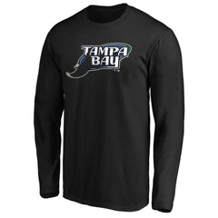 Tampa Bay Rays Cooperstown Collection Huntington Logo Long Sleeve T-Shirt - MLB T-shirts