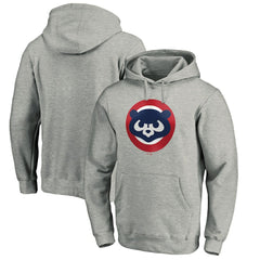 Chicago Cubs Cooperstown Collection Huntington Logo Fitted Pullover Hoodie - MLB Hoodies