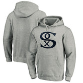 Chicago White Sox Cooperstown Collection Huntington Logo Fitted Pullover Hoodie - MLB Hoodies