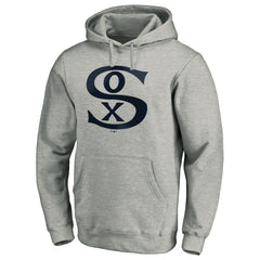 Chicago White Sox Cooperstown Collection Huntington Logo Fitted Pullover Hoodie - MLB Hoodies