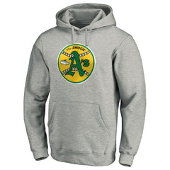 Athletics Cooperstown Collection Huntington Logo Fitted Pullover Hoodie - MLB Hoodies