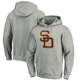 San Diego Padres Cooperstown Collection Huntington Logo Fitted Pullover Hoodie - MLB Hoodies