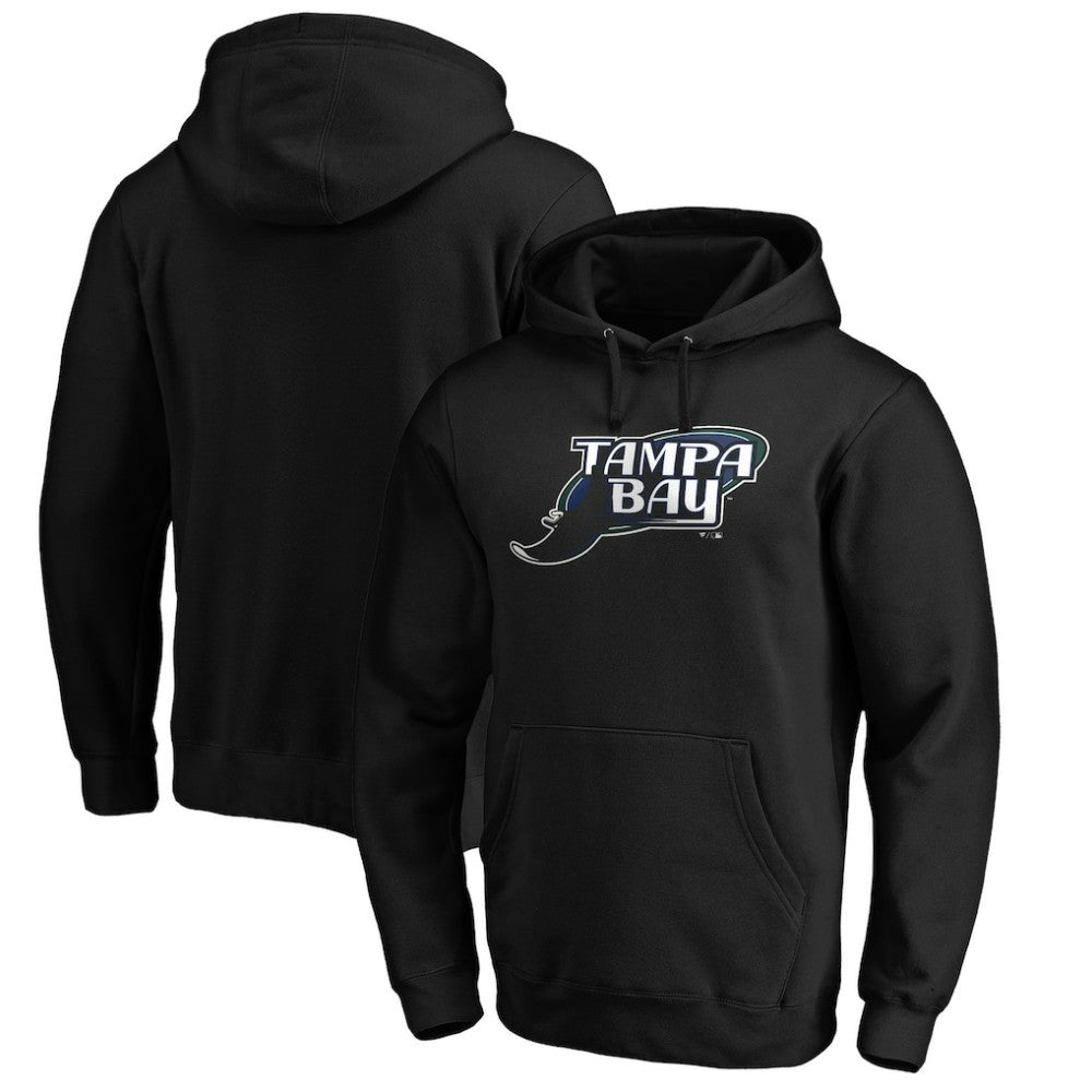 Tampa Bay Rays Cooperstown Collection Huntington Logo Fitted Pullover Hoodie - MLB Hoodies