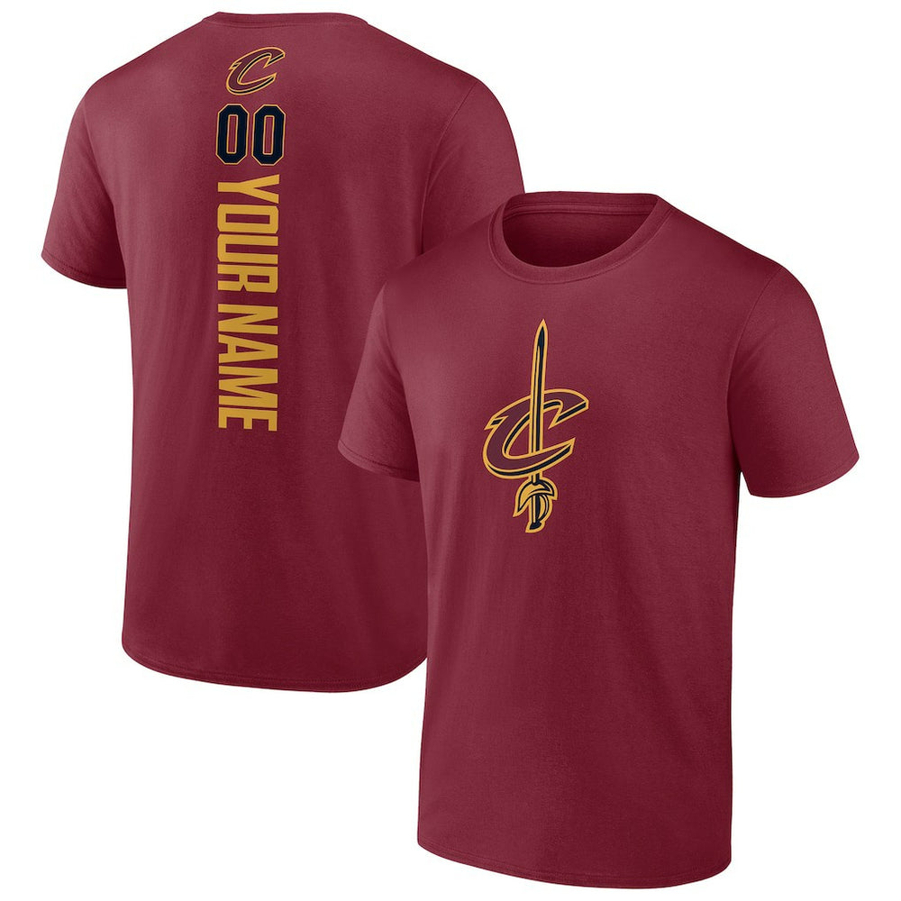 Wine Cleveland Cavaliers Playmaker Personalized Name & Number T-Shirt sale | NBA